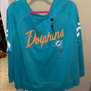 BRAND NEW Miami Dolphins Crew Neck